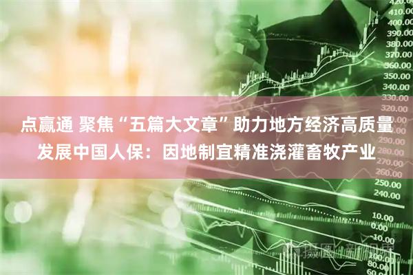 点赢通 聚焦“五篇大文章”助力地方经济高质量发展中国人保：因地制宜精准浇灌畜牧产业